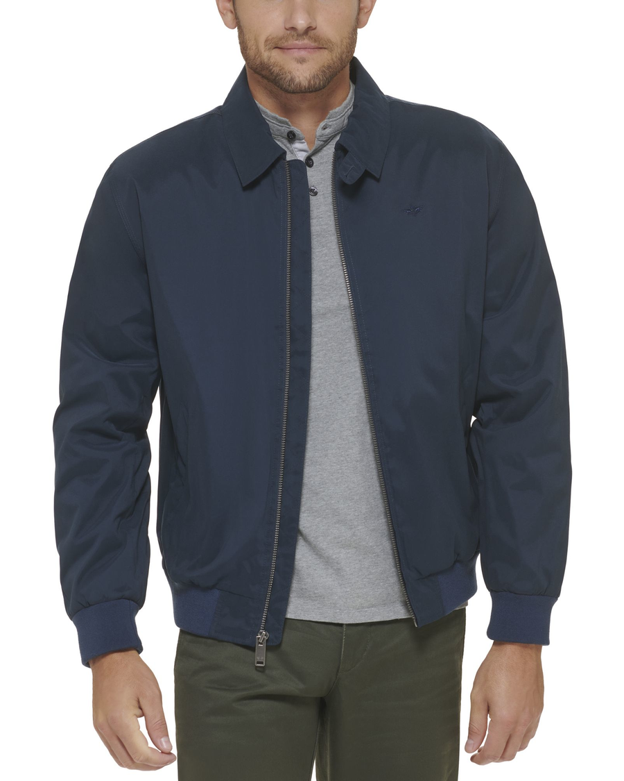 (image for) Flawless Microtwill Relaxed Laydown Collar Bomber